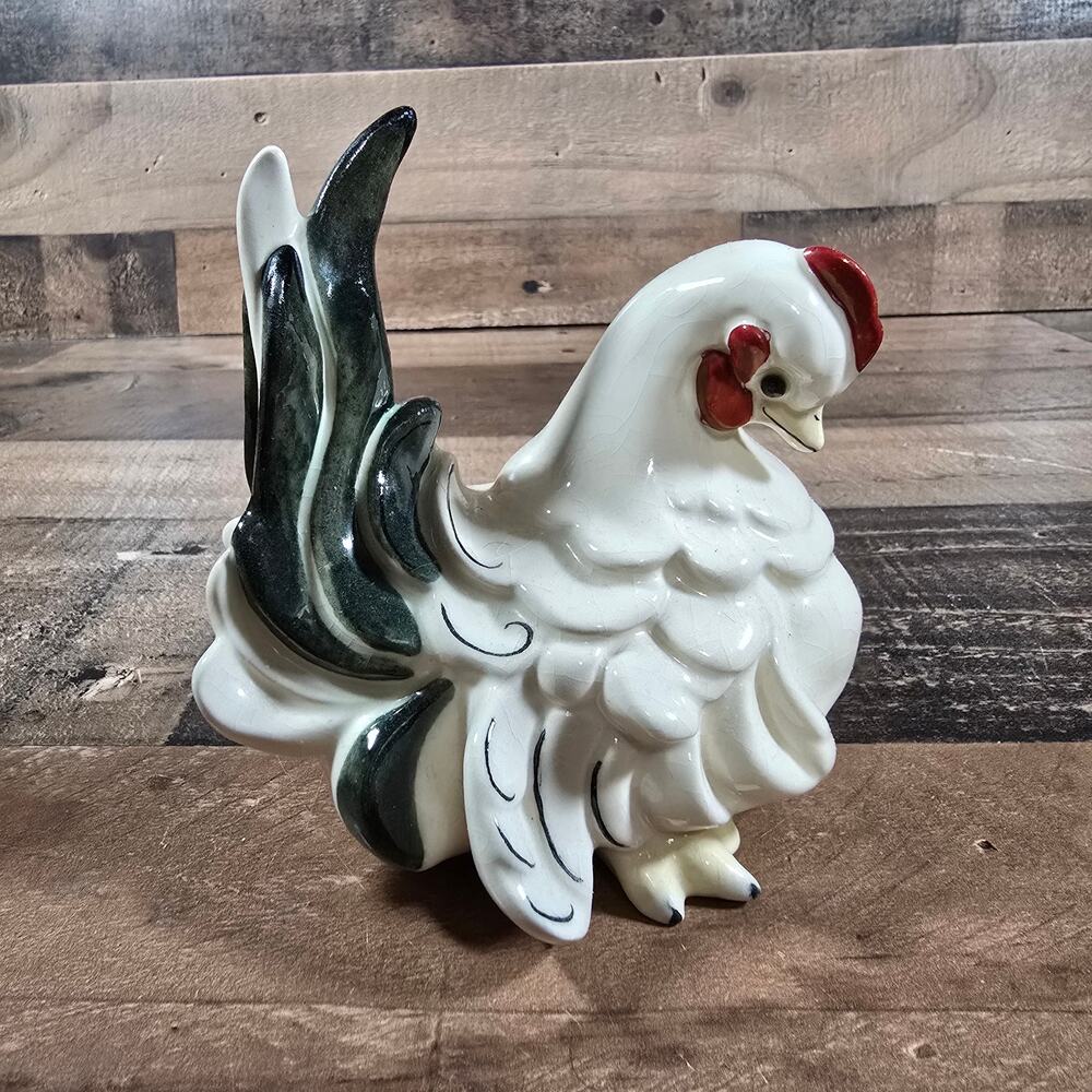 Vintage Kay Finch Porcelain Chicken Rooster Figurine